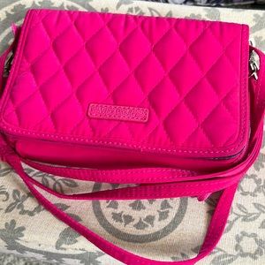 Hot pink Vera Bradley Crossbody